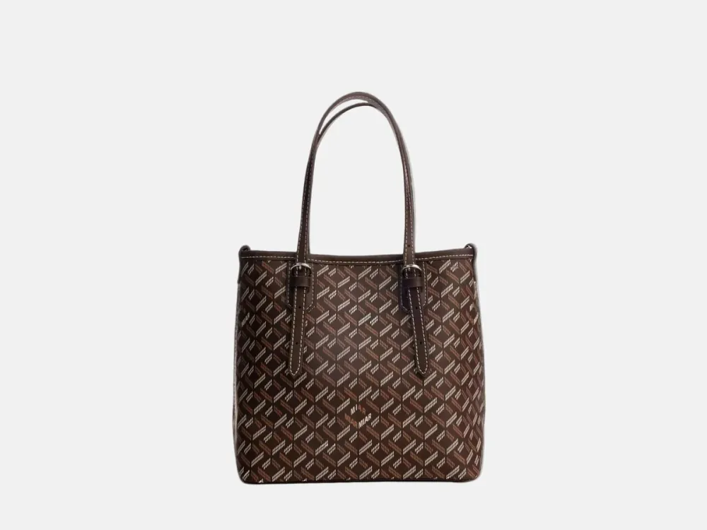 BELLA MINI TOTE BAG - BURGUNDY — photo 1