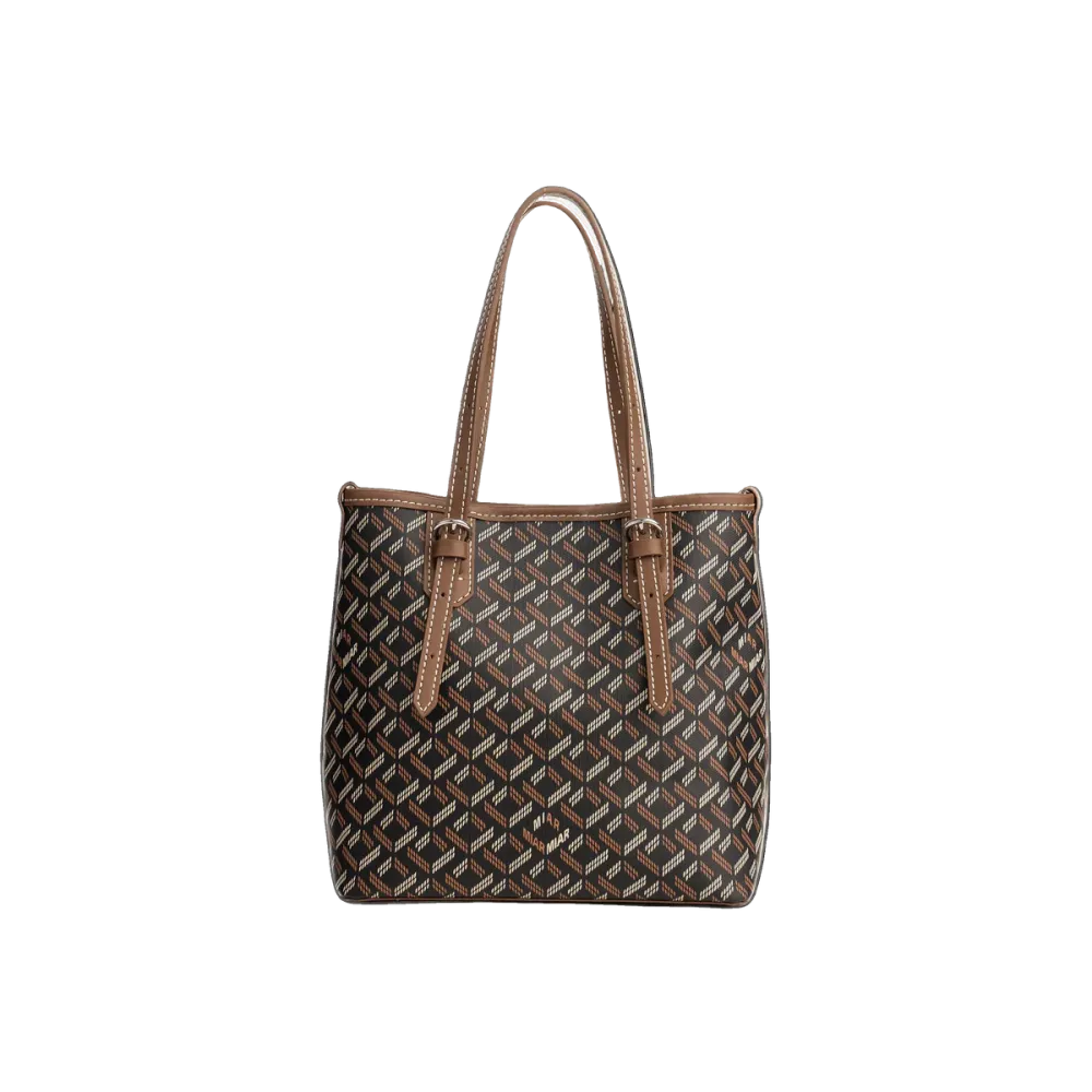 BELLA MINI TOTE BAG - BLACK/TAN — الصورة 1