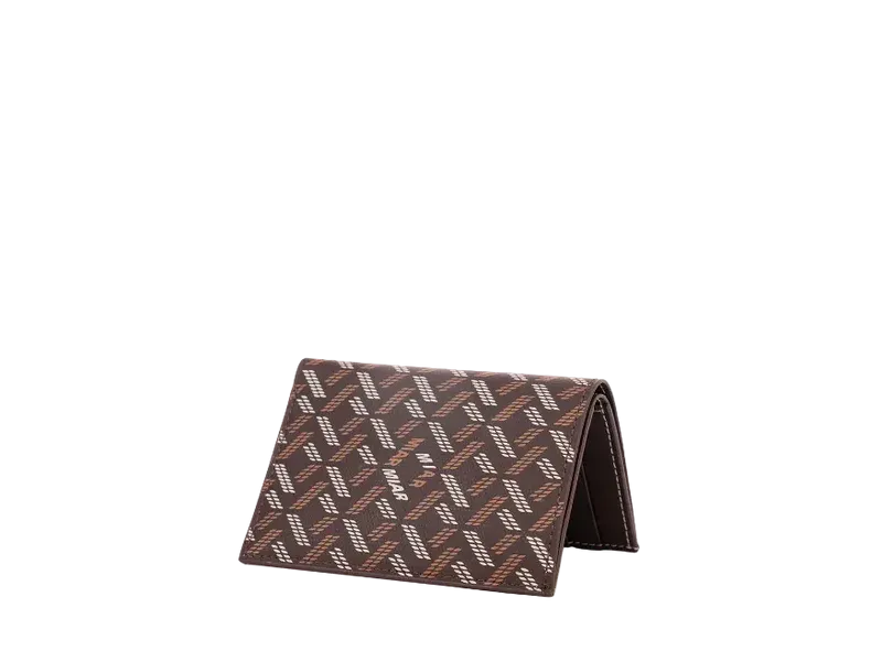 LUSSO CARD WALLET- BURGUNDY — الصورة 2
