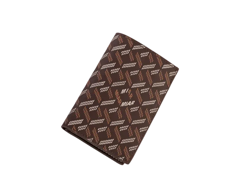 LUSSO CARD WALLET- BURGUNDY — الصورة 3