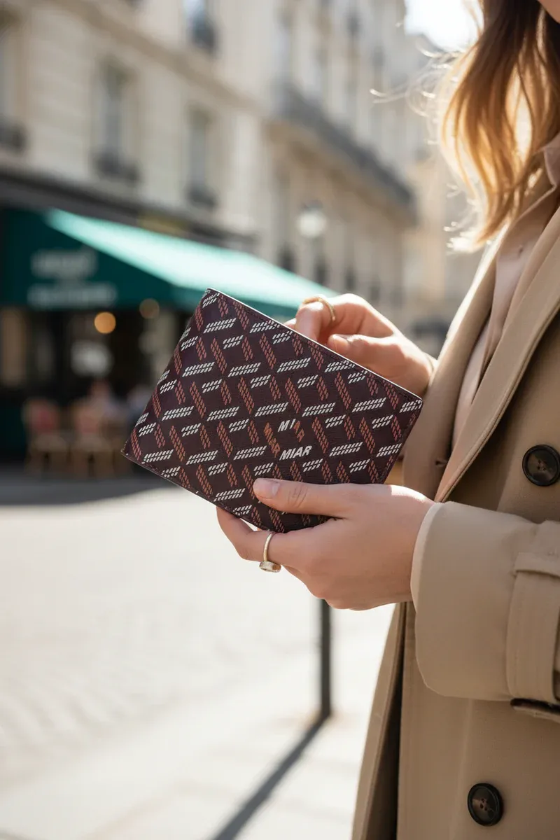 LUSSO WALLET- BURGUNDY — الصورة 2