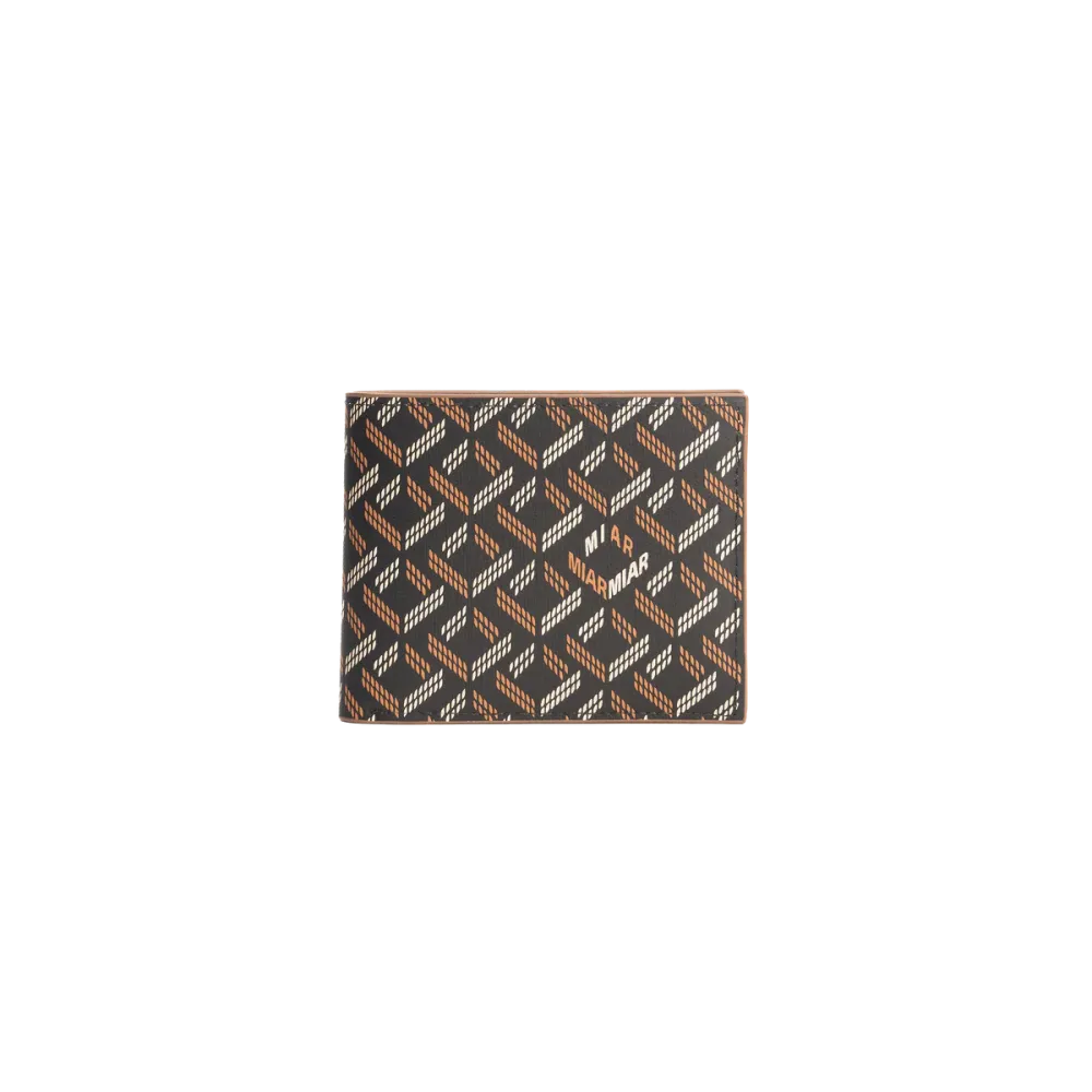 LUSSO WALLET- BLACK/TAN — الصورة 1