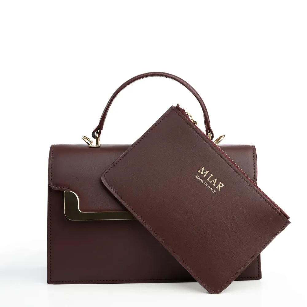 Miss MIAR Maroon Ladies Compact — الصورة 2