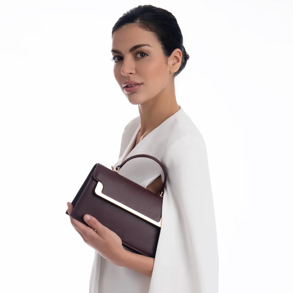 Miss MIAR Maroon Ladies Compact — الصورة 3