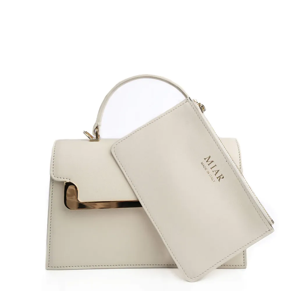 MissMIAR White Ladies Bag Compact — الصورة 3
