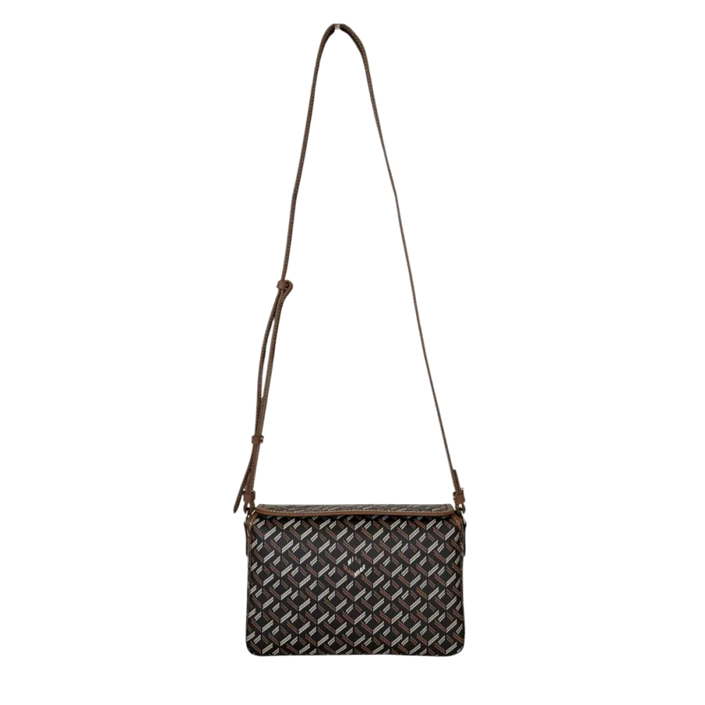 ORNATO SCALA CROSSBODY- BLACK/TAN — الصورة 1