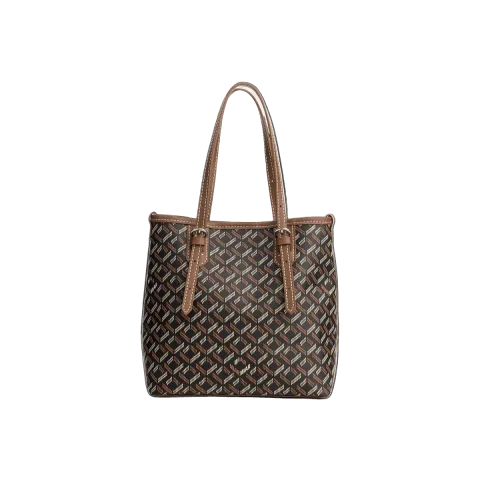 BELLA MINI TOTE BAG - BLACK/TAN — MIAR OFFICIAL