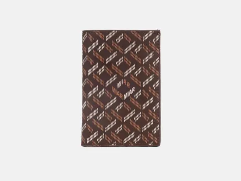 LUSSO CARD WALLET- BURGUNDY — MIAR OFFICIAL