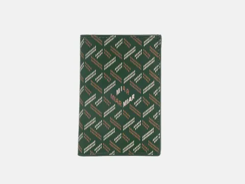 LUSSO CARD WALLET- GREEN — MIAR OFFICIAL