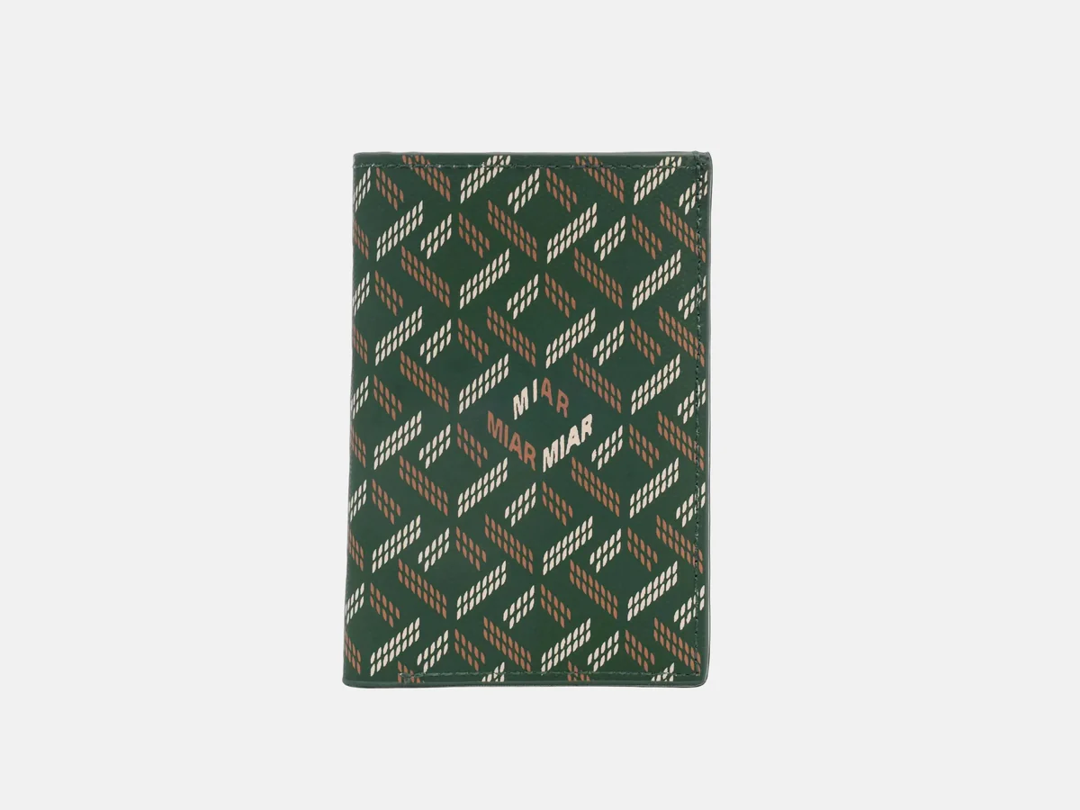 LUSSO CARD WALLET- GREEN